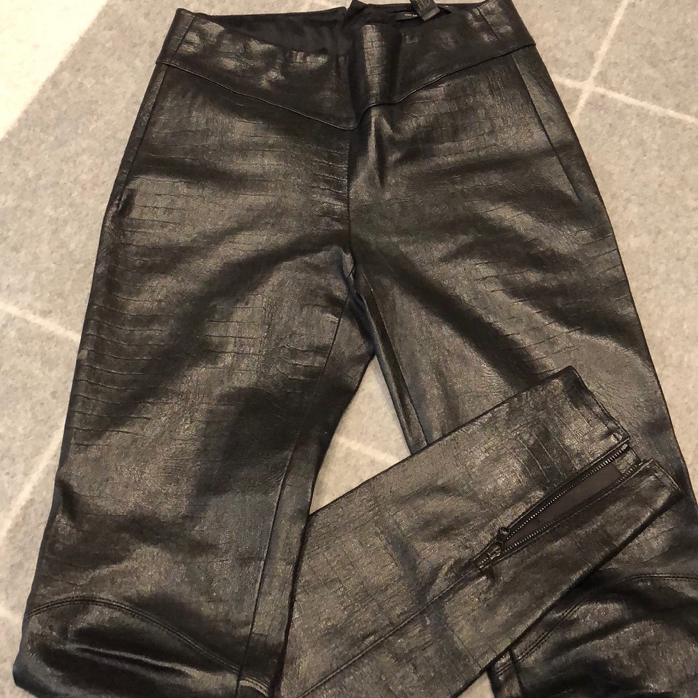 Leather zip Kiki de Montparnasse pants - Picture 2 of 4